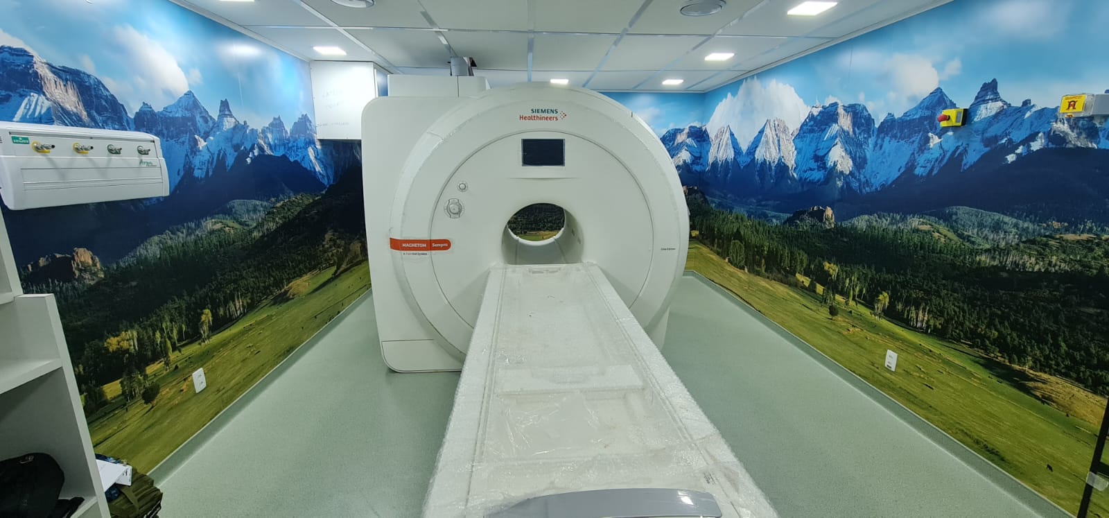 Sala de Ressonância realizada por nossa empresa junto a humanização da sala em Santos, SP