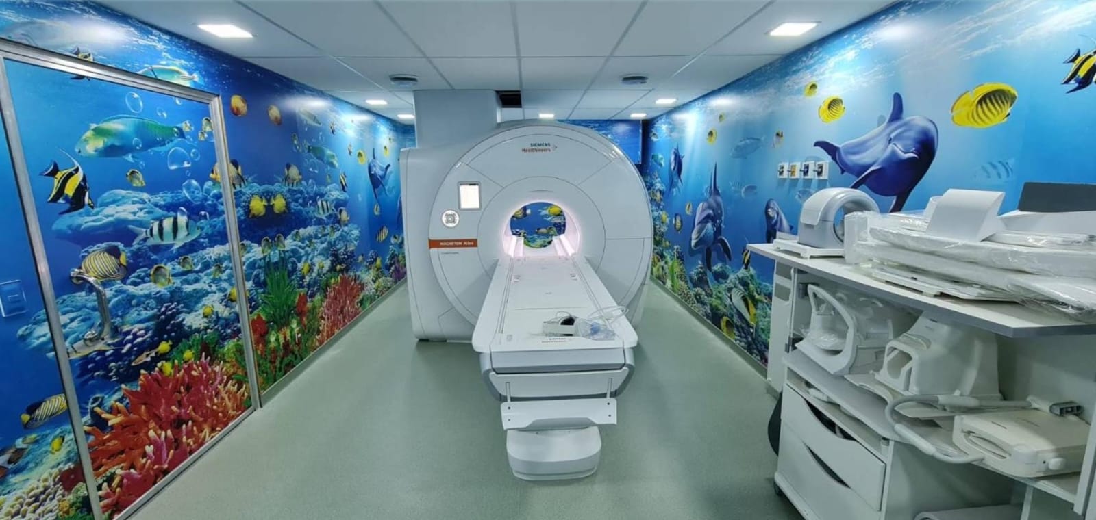 Sala de Ressonância realizada por nossa empresa junto a humanização da sala em Recife, PE