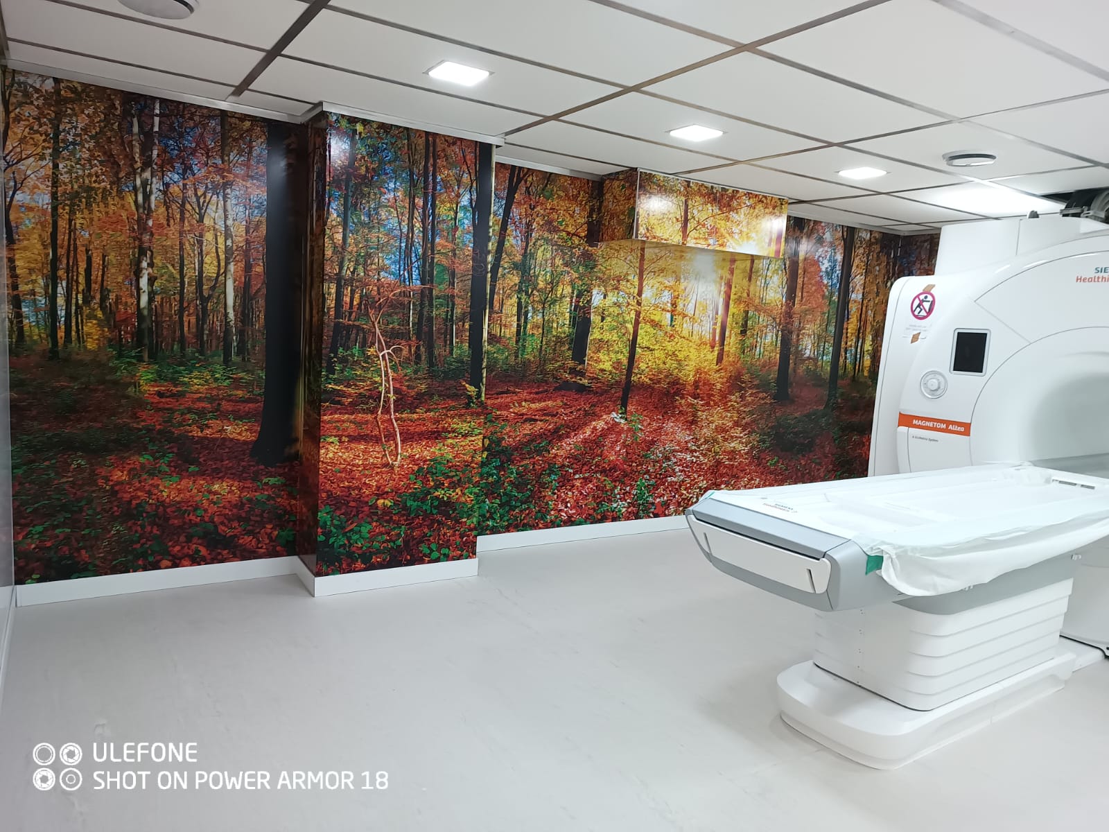 Sala de Ressonância realizada por nossa empresa junto a humanização da sala em Santo Ângelo, RS