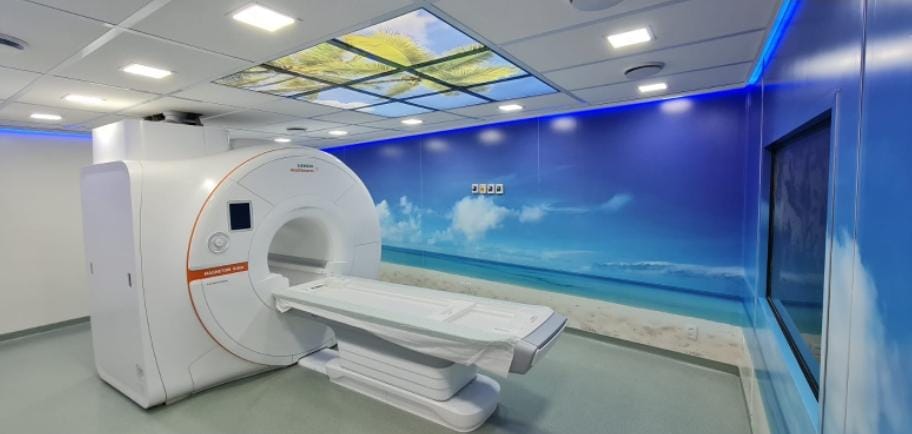 Sala de Ressonância realizada por nossa empresa junto a humanização da sala em Recife, PE