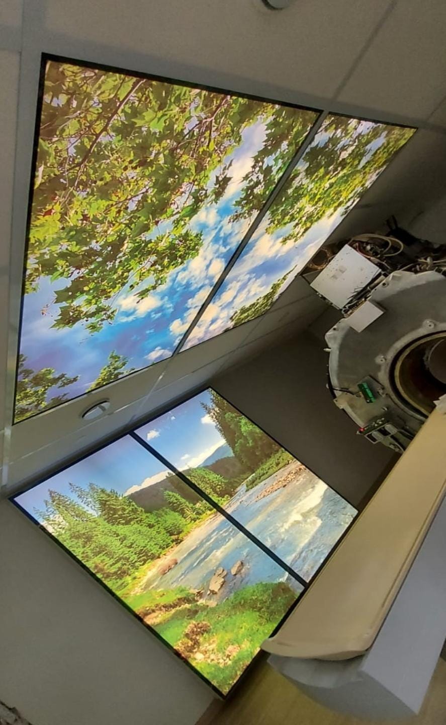 Sala de Ressonância realizada por nossa empresa junto a humanização da sala em Recife, PE