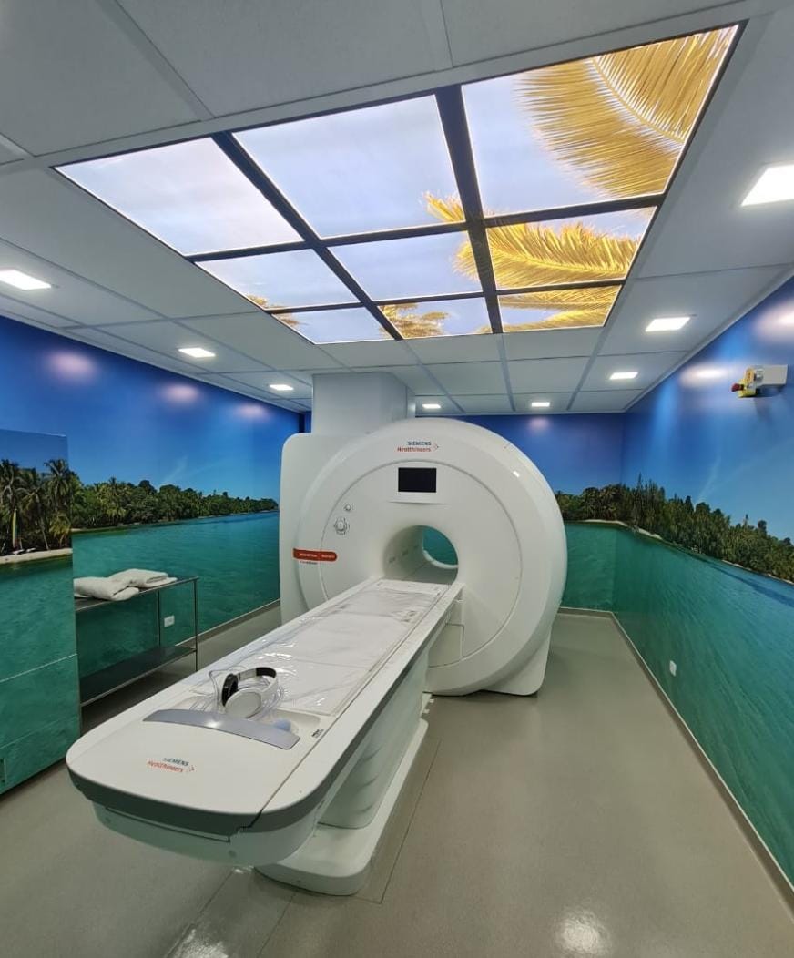 Sala de Ressonância realizada por nossa empresa junto a humanização da sala em Recife, PE